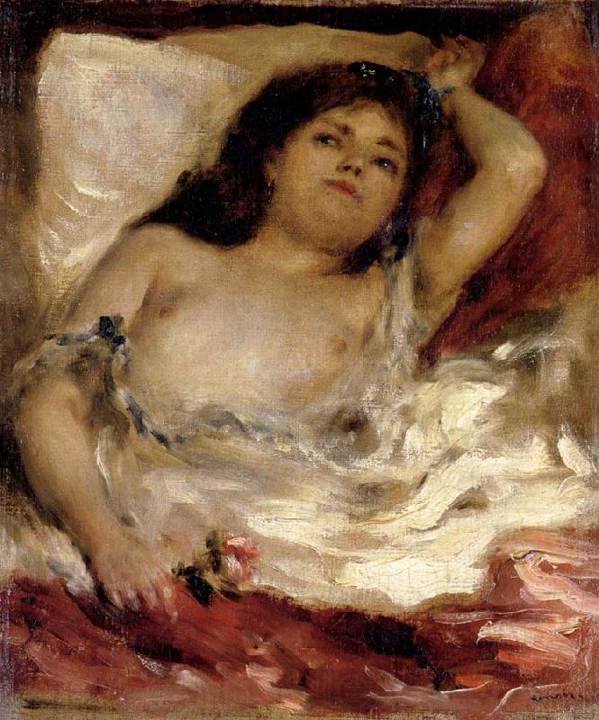 Pierre Renoir Reclining Semi-nude Spain oil painting art